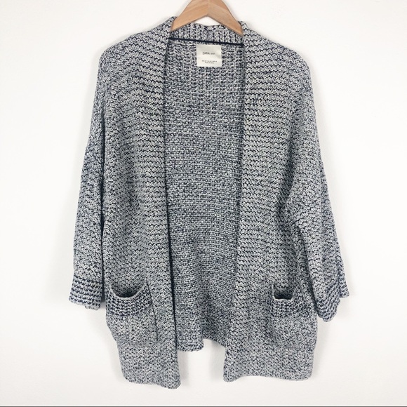 Zara Sweaters - Zara Knit Open Cardigan 3/4 Sleeves